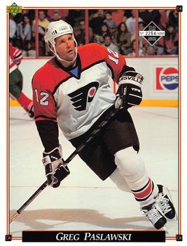 1992-93 Upper Deck Philadelphia Flyers #NNO Greg Paslawski Front