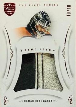 2021 OFS Classic The Final Series - Game Used Red #MEM-RC Roman Cechmanek Front
