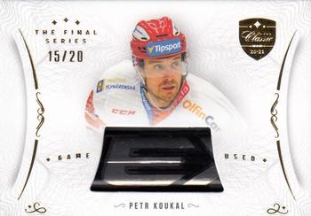 2021 OFS Classic The Final Series - Game Used Stick Gold #STI-KOE Petr Koukal Front