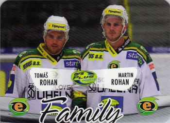 2012-13 Czech OFS Plus - Family Die Cut #FAMILY 03 Tomas Rohan / Martin Rohan Front