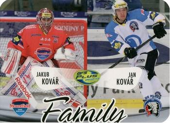 2012-13 Czech OFS Plus - Family Die Cut #FAMILY 05 Jakub Kovar /  Jan Kovar Front