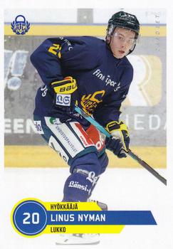 2021-22 Cardset Finland #283 Linus Nyman Front