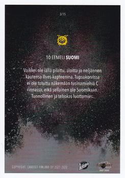 2021-22 Cardset Finland - Hometown Heroes #3 Eemeli Suomi Back