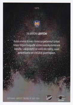 2021-22 Cardset Finland - Hometown Heroes #13 Anton Levtchi Back