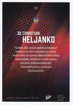 2021-22 Cardset Finland - Stone Walls #7 Christian Heljanko Back