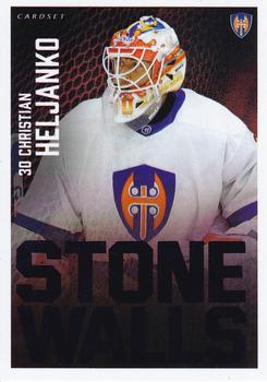 2021-22 Cardset Finland - Stone Walls Blue #7 Christian Heljanko Front