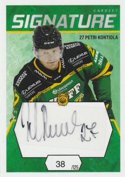 2021-22 Cardset Finland - Signature #NNO Petri Kontiola Front