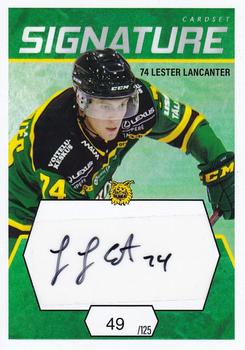 2021-22 Cardset Finland - Signature #NNO Lester Lancaster Front
