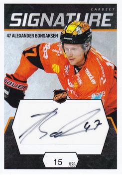 2021-22 Cardset Finland - Signature #NNO Alexander Bonsaksen Front