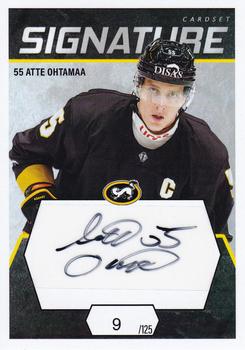 2021-22 Cardset Finland - Signature #NNO Atte Ohtamaa Front