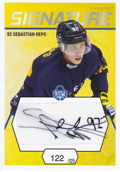 2021-22 Cardset Finland - Signature #NNO Sebastian Repo Front