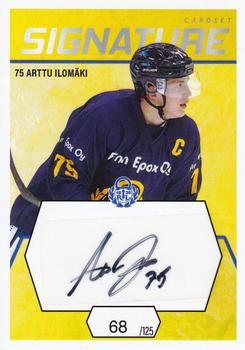 2021-22 Cardset Finland - Signature #NNO Arttu Ilomäki Front