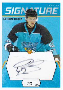2021-22 Cardset Finland - Signature #NNO Teemu Eronen Front