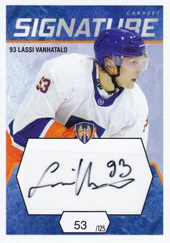2021-22 Cardset Finland - Signature #NNO Lassi Vanhatalo Front