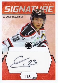 2021-22 Cardset Finland - Signature #NNO Sakari Salminen Front