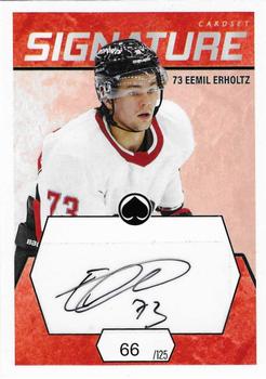 2021-22 Cardset Finland - Signature #NNO Eemil Erholtz Front