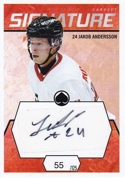 2021-22 Cardset Finland - Signature #NNO Jacob Andersson Front