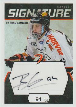 2021-22 Cardset Finland - Signature #NNO Brad Lambert Front