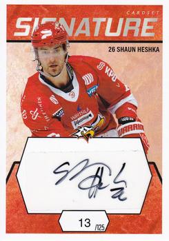 2021-22 Cardset Finland - Signature #NNO Shaun Heshka Front