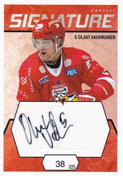 2021-22 Cardset Finland - Signature #NNO Olavi Vauhkonen Front