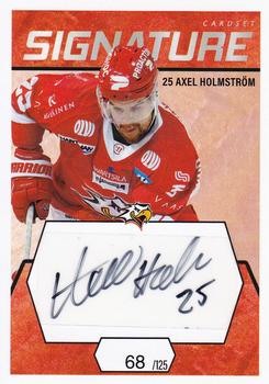 2021-22 Cardset Finland - Signature #NNO Axel Holmström Front