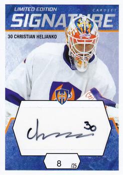 2021-22 Cardset Finland - Signature Limited Edition #NNO Christian Heljanko Front