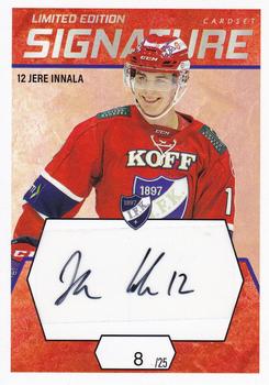 2021-22 Cardset Finland - Signature Limited Edition #NNO Jere Innala Front