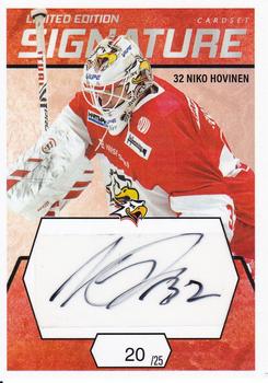 2021-22 Cardset Finland - Signature Limited Edition #NNO Niko Hovinen Front