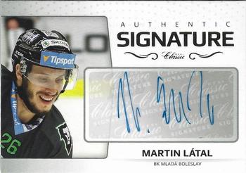 2018-19 OFS Classic Série I - Authentic Signature Gold #ASG-35 Martin Latal Front