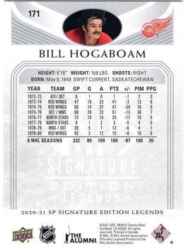 2020-21 SP Signature Edition Legends #171 Bill Hogaboam Back