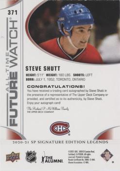 2020-21 SP Signature Edition Legends #371 Steve Shutt Back