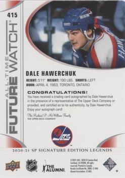 2020-21 SP Signature Edition Legends #415 Dale Hawerchuk Back