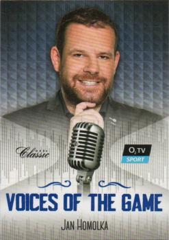 2018-19 OFS Classic Série II - Voices of the Game #VG-2 Jan Homolka Front