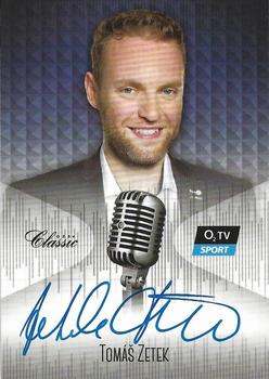 2018-19 OFS Classic Série II - Voices of the Game Signature #VG-10 Tomas Zetek Front