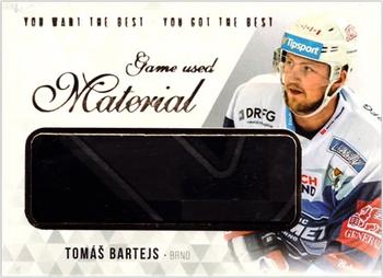 2018-19 OFS Classic Série II - You Want the Best You Got the Best Memorabilia Update #M-BT Tomas Bartejs Front