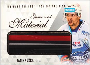 2018-19 OFS Classic Série II - You Want the Best You Got the Best Memorabilia Update #M-JH Jan Hruska Front