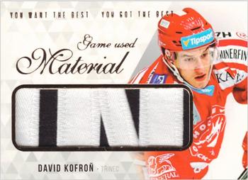 2018-19 OFS Classic Série II - You Want the Best You Got the Best Memorabilia Update #M-KF David Kofron Front