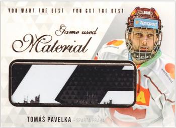 2018-19 OFS Classic Série II - You Want the Best You Got the Best Memorabilia Update #M-PT Tomas Pavelka Front