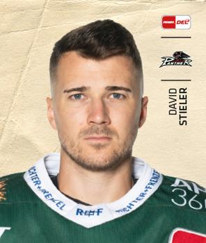 2021-22 Playercards Stickers (DEL) #19 David Stieler Front