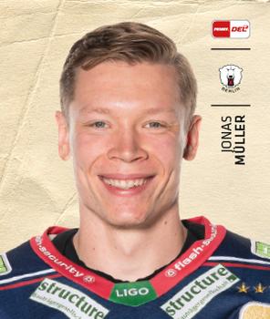 2021-22 Playercards Stickers (DEL) #28 Jonas Müller Front