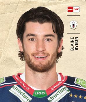 2021-22 Playercards Stickers (DEL) #42 Blaine Byron Front
