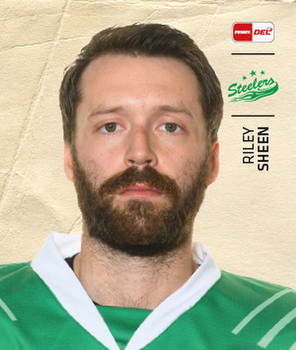 2021-22 Playercards Stickers (DEL) #58 Riley Sheen Front