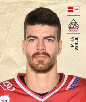 2021-22 Playercards Stickers (DEL) #83 Miha Verlic Front