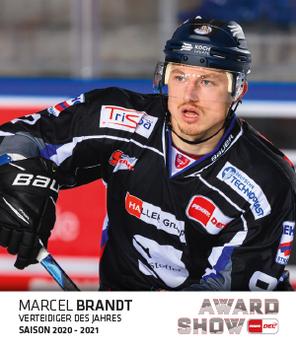 2021-22 Playercards Stickers (DEL) #189 Marcel Brandt Front