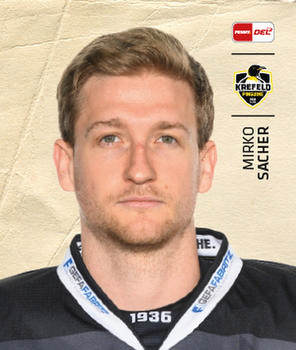2021-22 Playercards Stickers (DEL) #201 Mirko Sacher Front