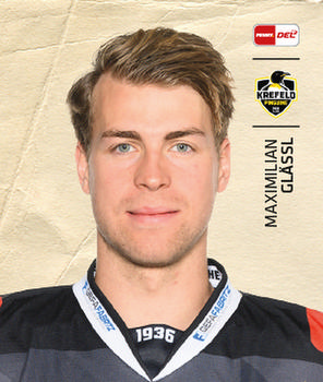 2021-22 Playercards Stickers (DEL) #202 Maximilian Gläßl Front