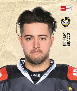 2021-22 Playercards Stickers (DEL) #205 Jeremy Bracco Front