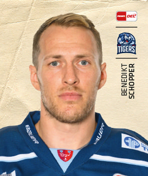 2021-22 Playercards Stickers (DEL) #317 Benedikt Schopper Front