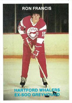 1987-88 Sault Ste. Marie Greyhounds (OHL) Police #8 Ron Francis Front
