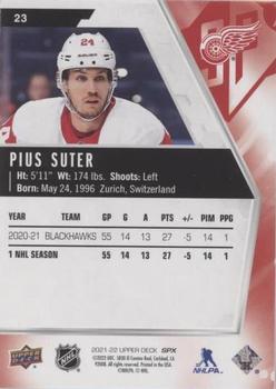 2021-22 SPx #23 Pius Suter Back